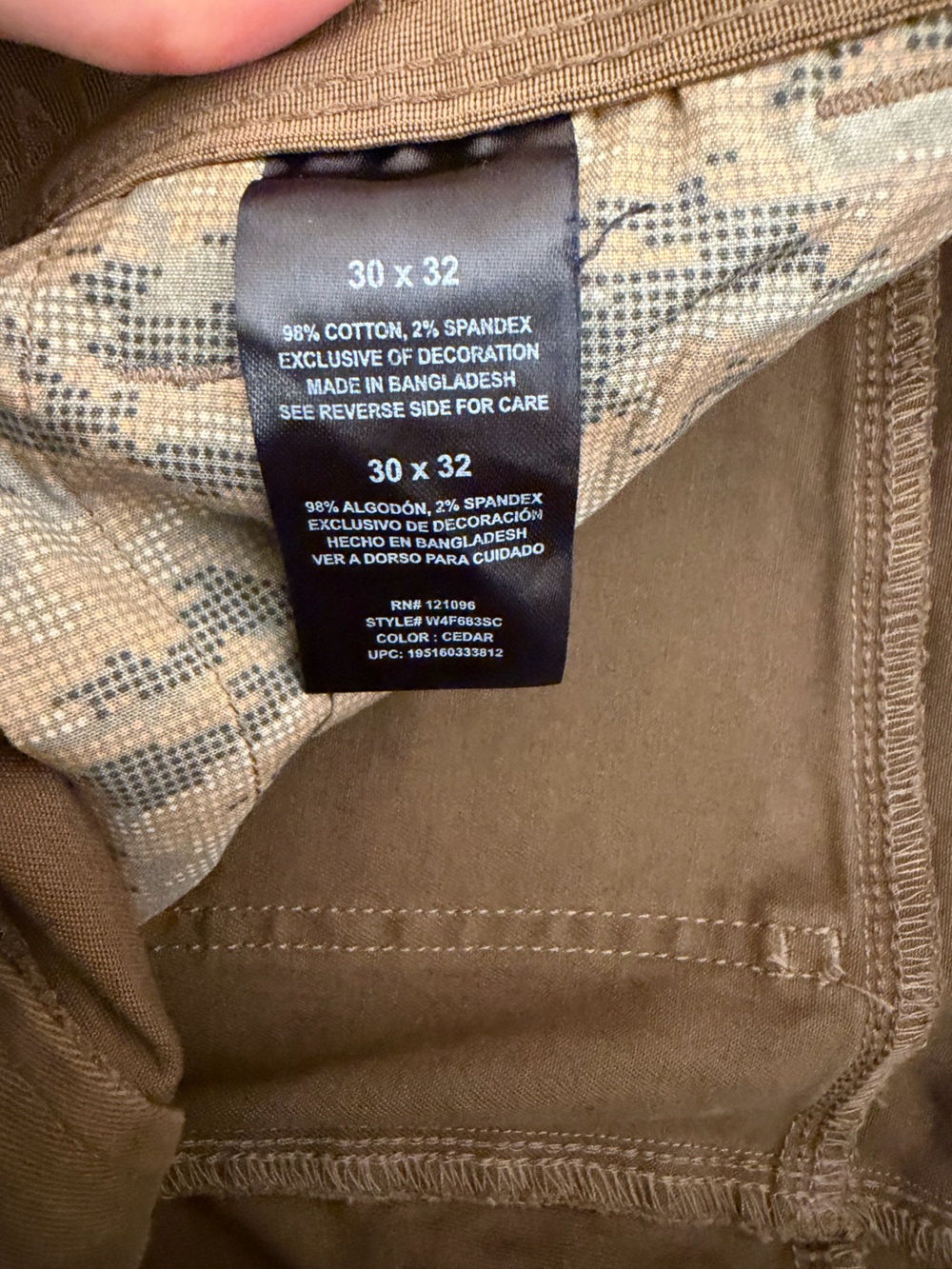 📦 Weatherproof Men's Brown Chinos - The Commuter - Picture 4 of 5